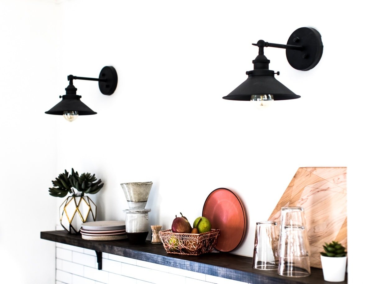 Kitchen Shelving, Kitchen Wall Sconce