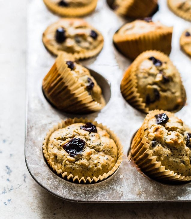 GlutenFree Tart Cherry Muffins + howto video Heartbeet Kitchen
