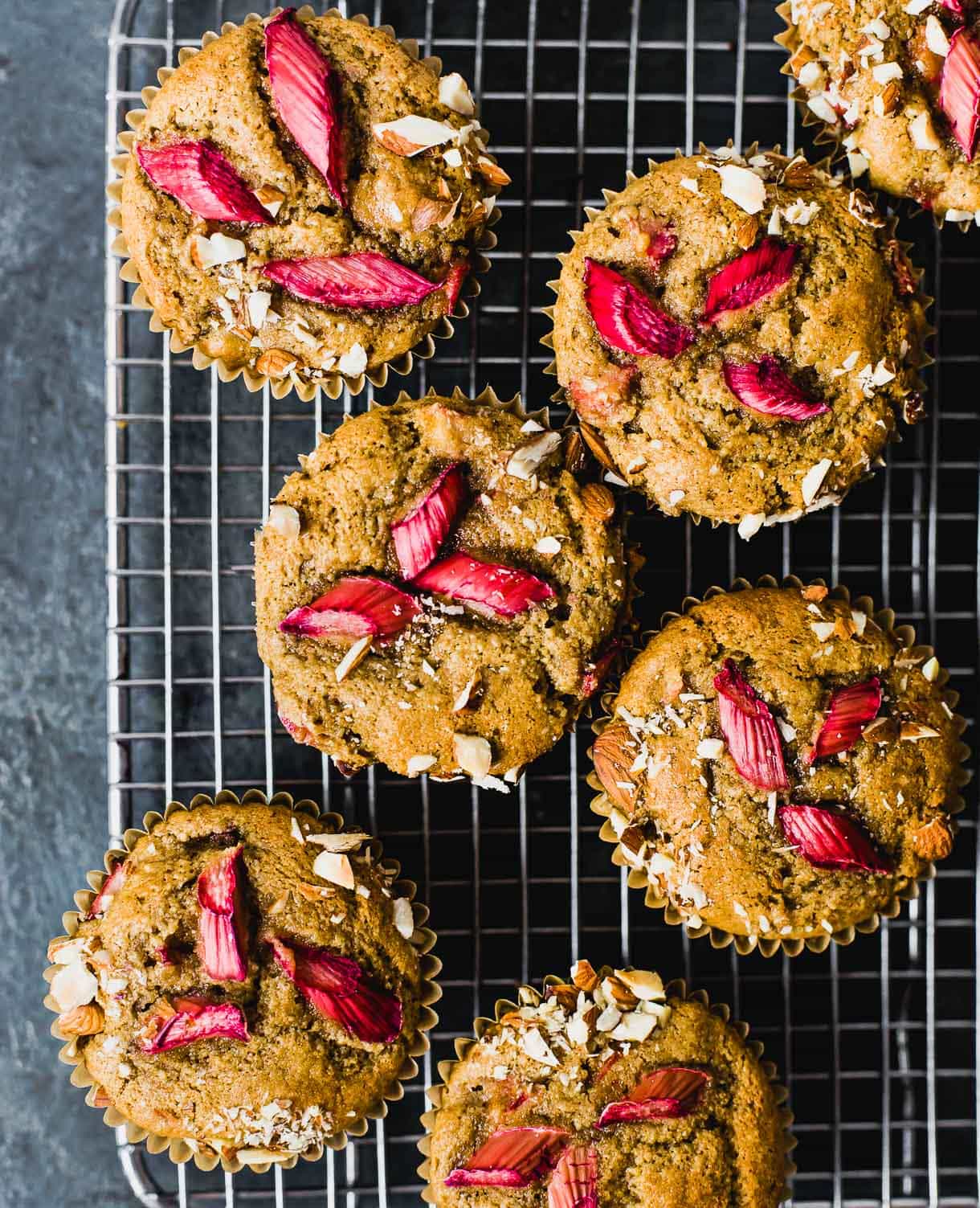 Easy Gluten-Free Rhubarb Muffins