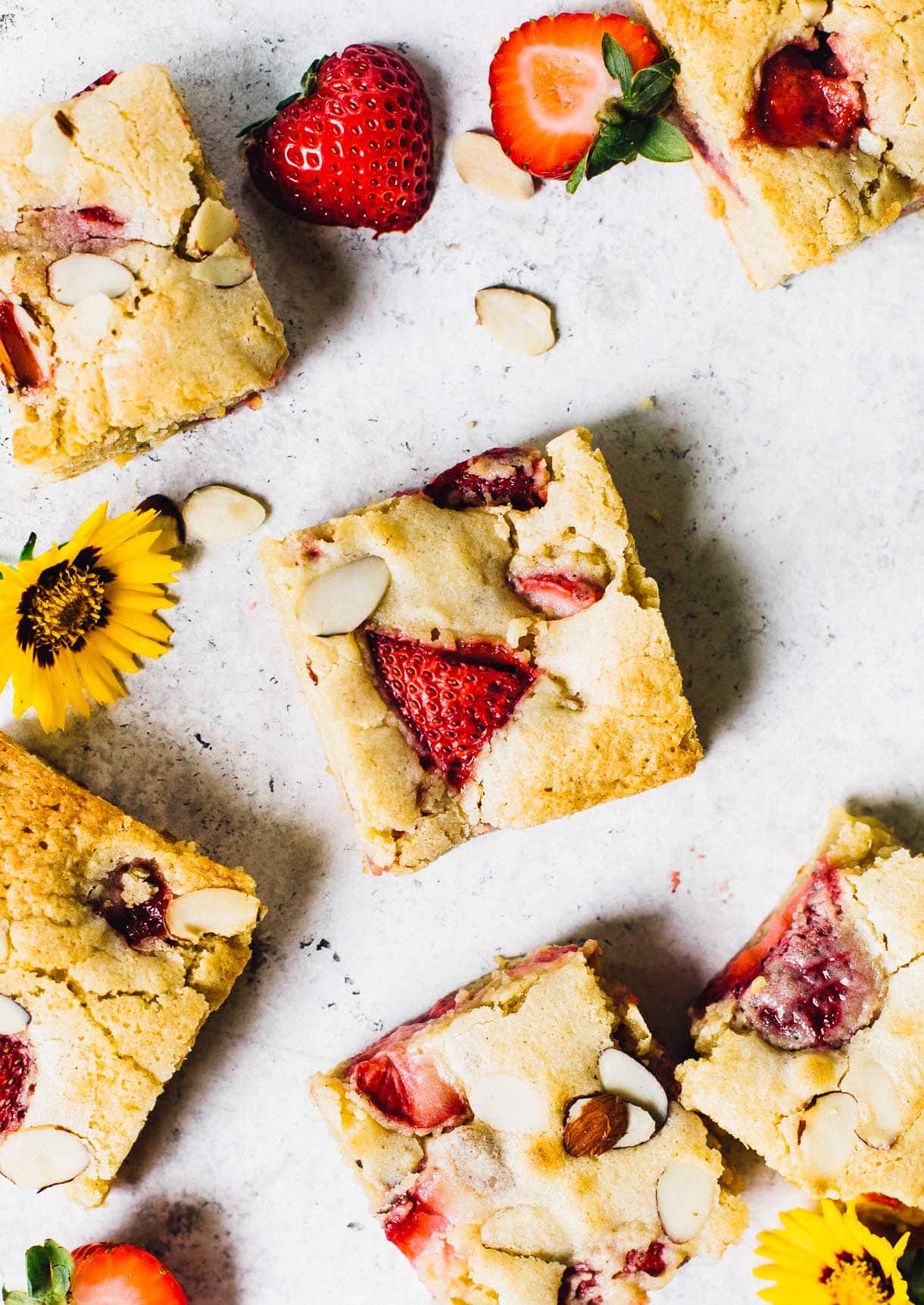 Gluten-Free Strawberry Blondie Bar Recipe