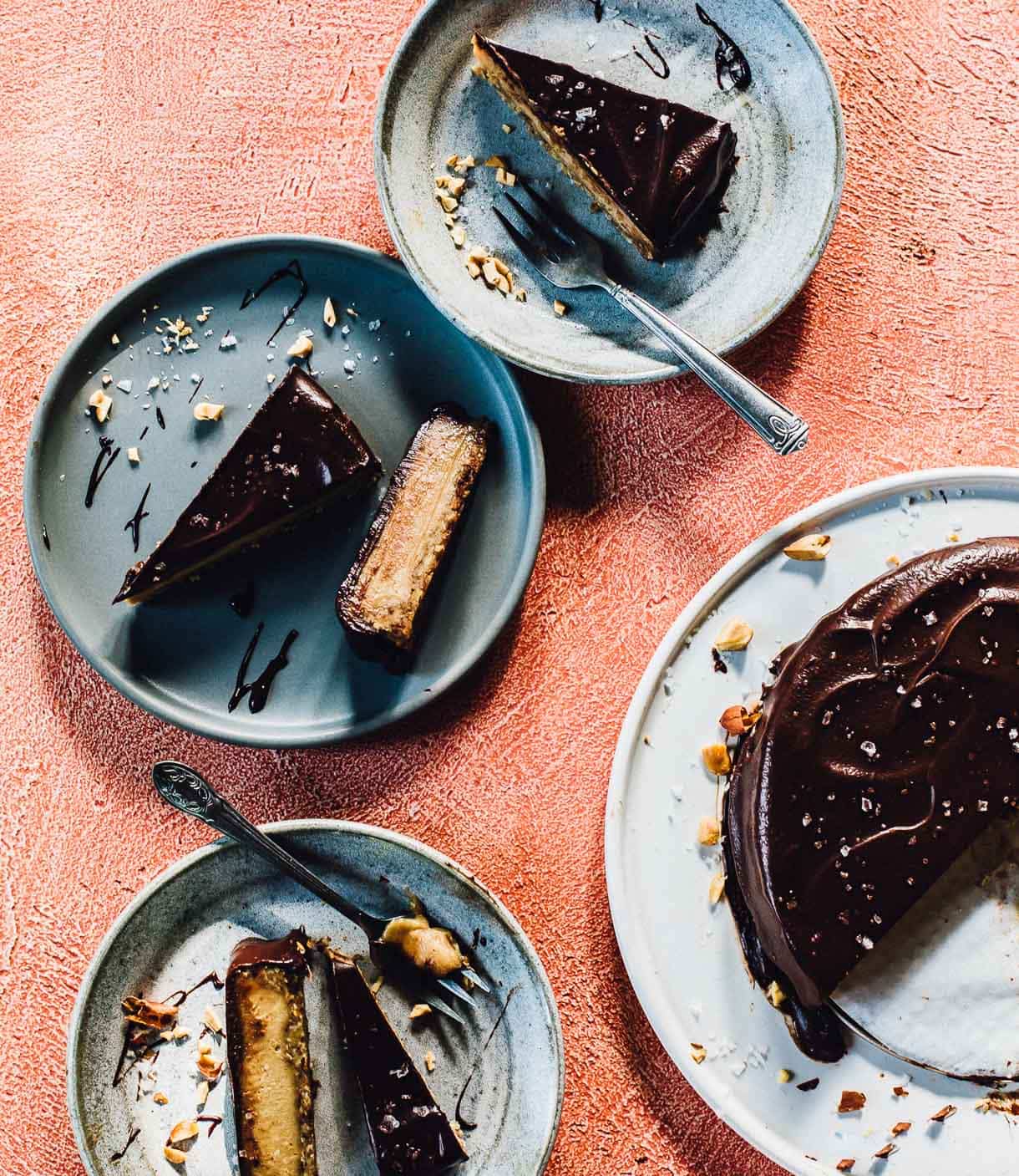 Vegan Peanut Butter Cup Pie