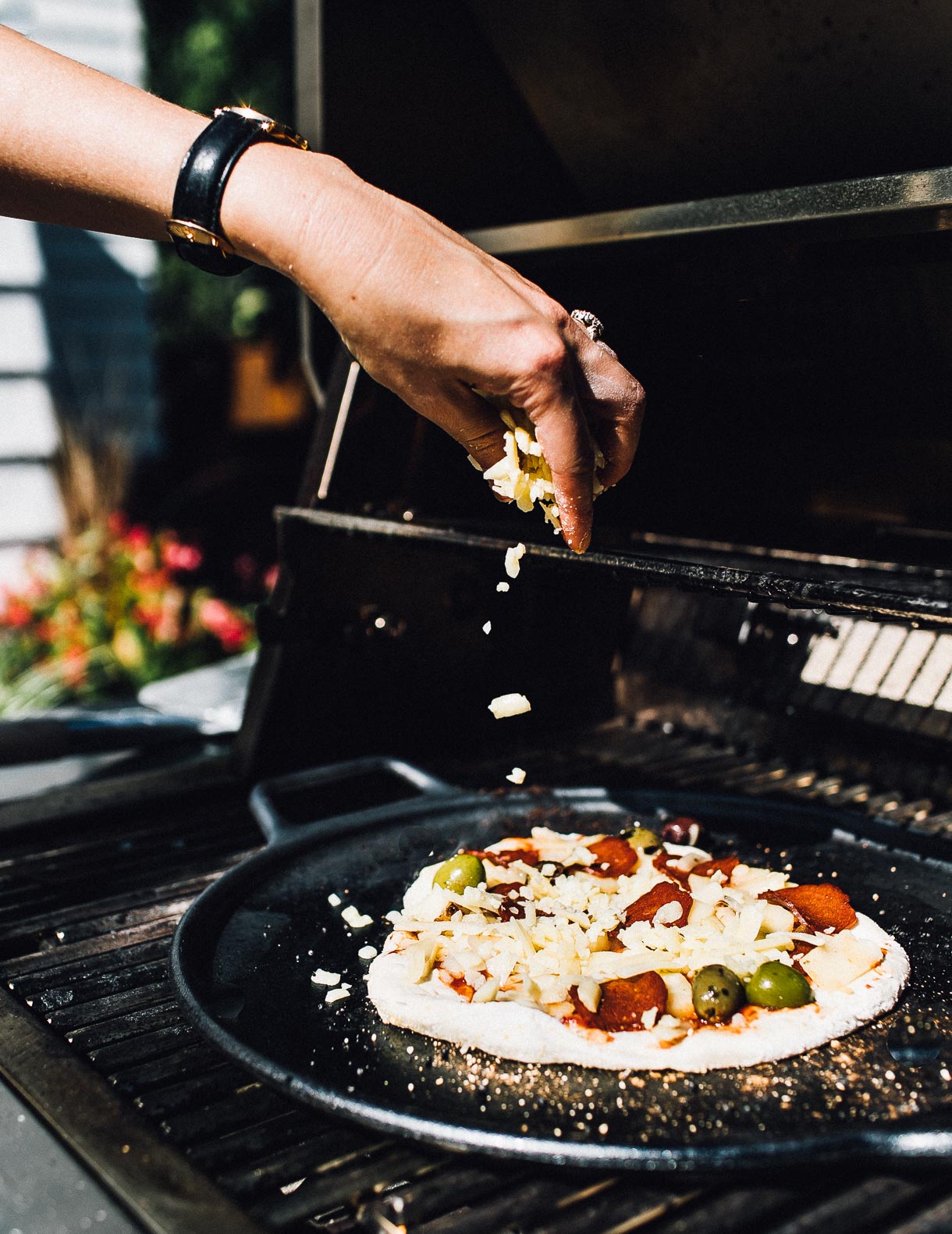 Grilled Sourdough Pizza recipe
