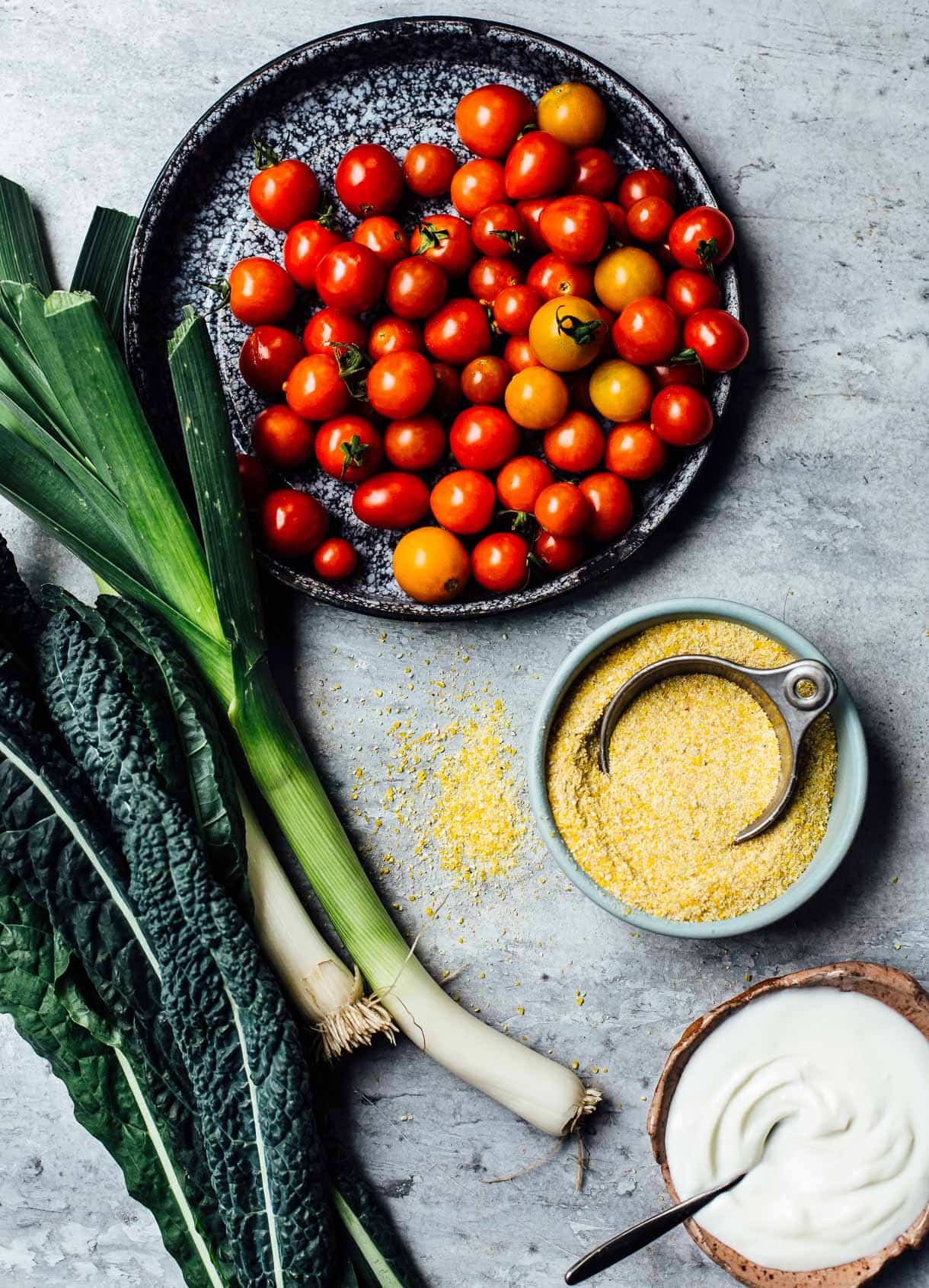 cherry tomato recipe with polenta