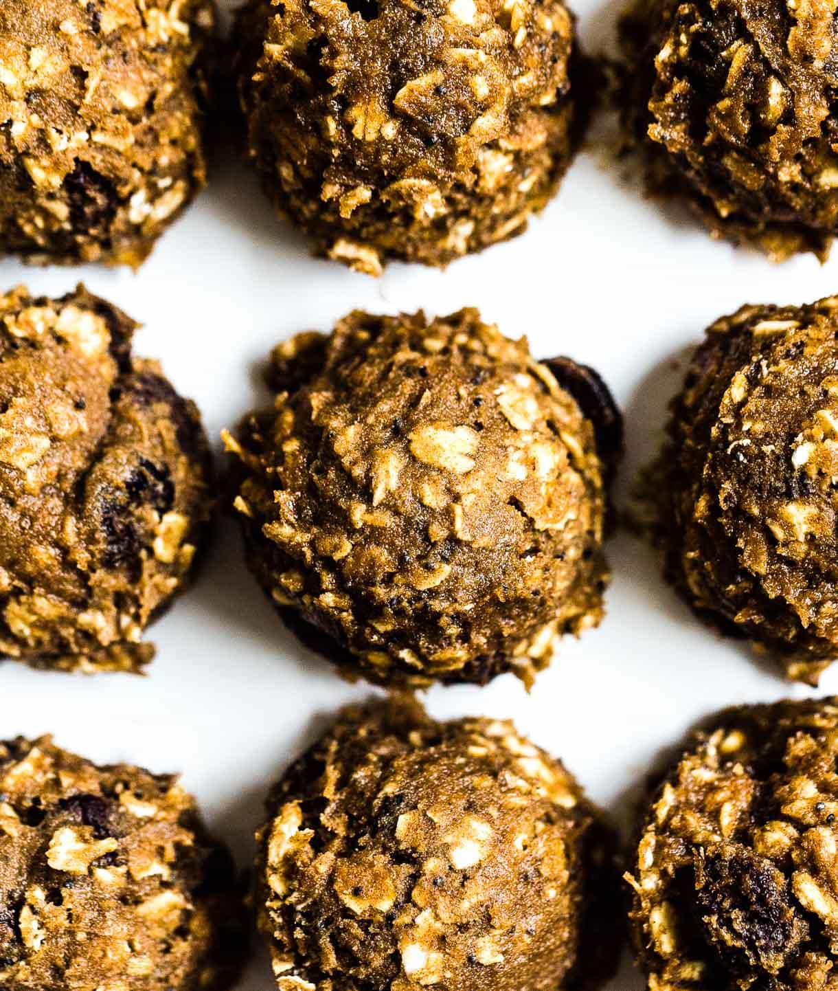 cookie dough balls for Cranberry Poppy Seed Gluten Free Oatmeal Cookies (recipe)