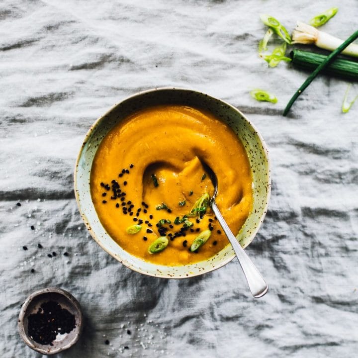 Creamy Curried Sweet Potato Soup