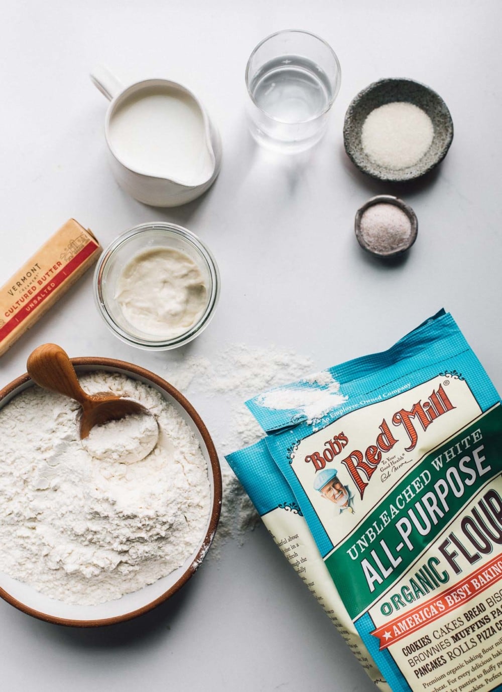 sourdough english muffin ingredients