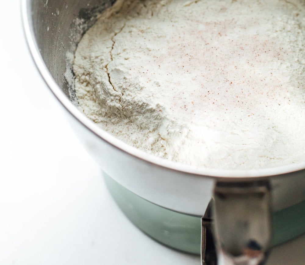 flour and salt for sourdough bread