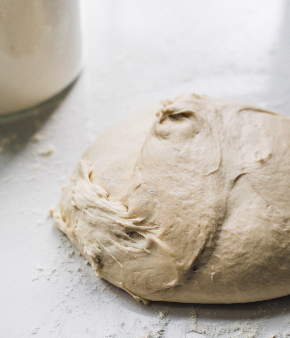 sourdough english muffin dough