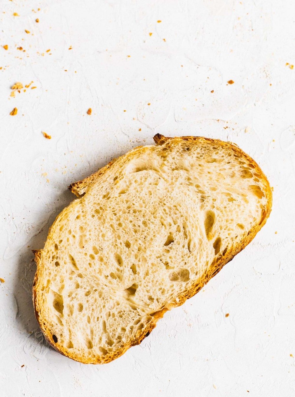 single slice of sourdough bread