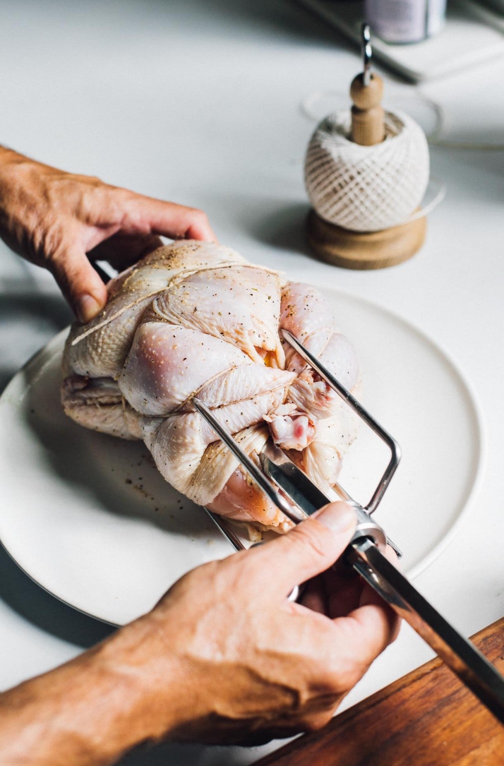 NoFuss Rotisserie Chicken on the Grill • Heartbeet Kitchen