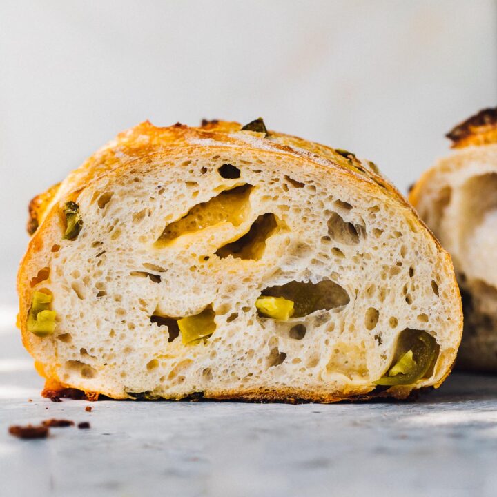 Jalapeño Cheddar Sourdough Bread • Heartbeet Kitchen