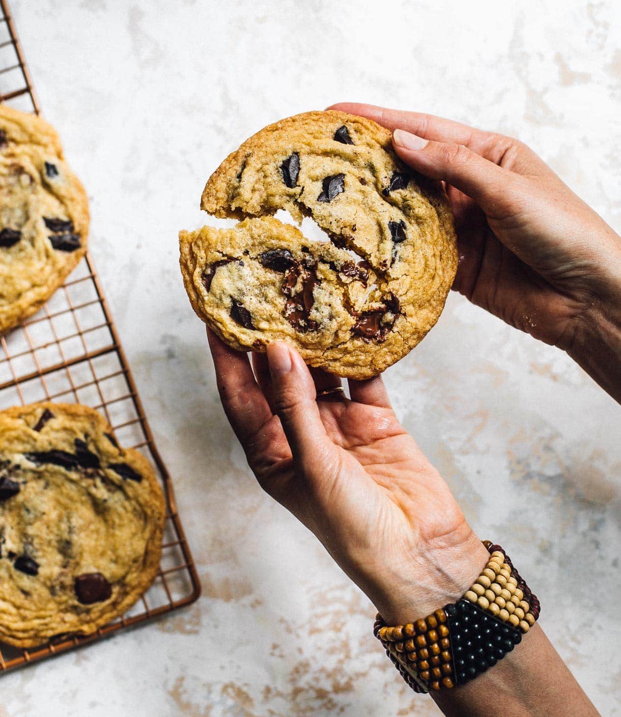 Gluten-free Pan-banging Chocolate Chip Cookies