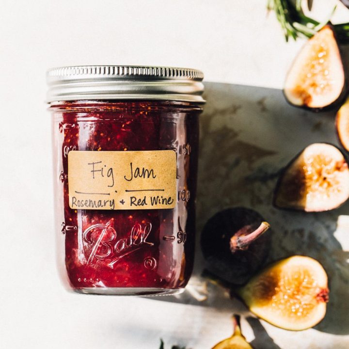 Rosemary Red Wine Fig Jam (canning recipe) • Heartbeet Kitchen