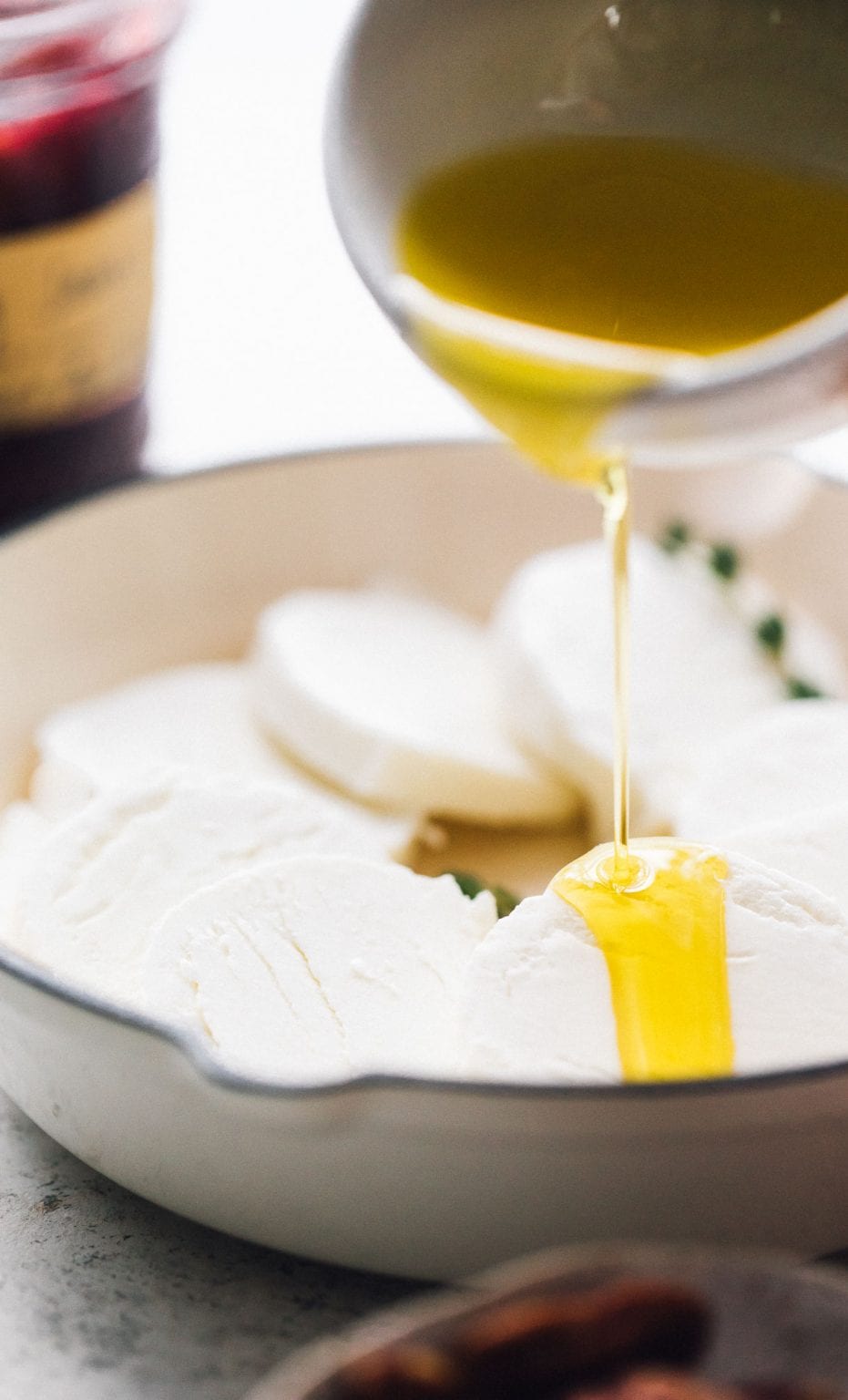 5Ingredient Baked Goat Cheese with Fig Jam • Heartbeet Kitchen