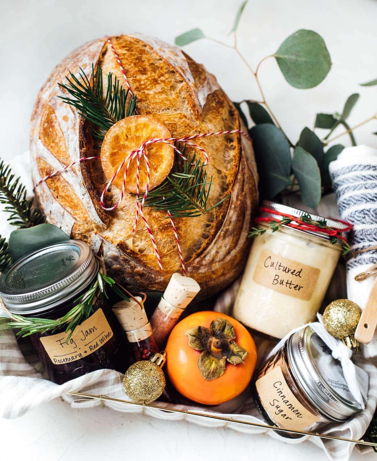 How to Gift Wrap Bread and Make a Bread Gift Basket • Heartbeet Kitchen