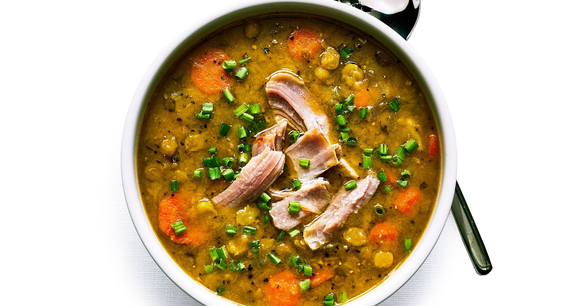 split pea soup with leftover turkey
