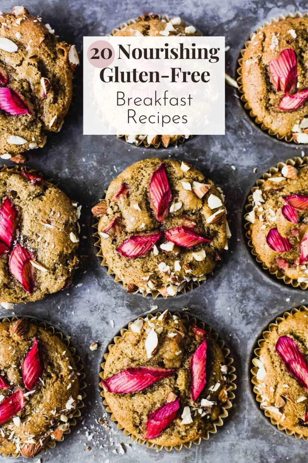 15 gluten-free breakfast recipes, rhubarb muffins backround