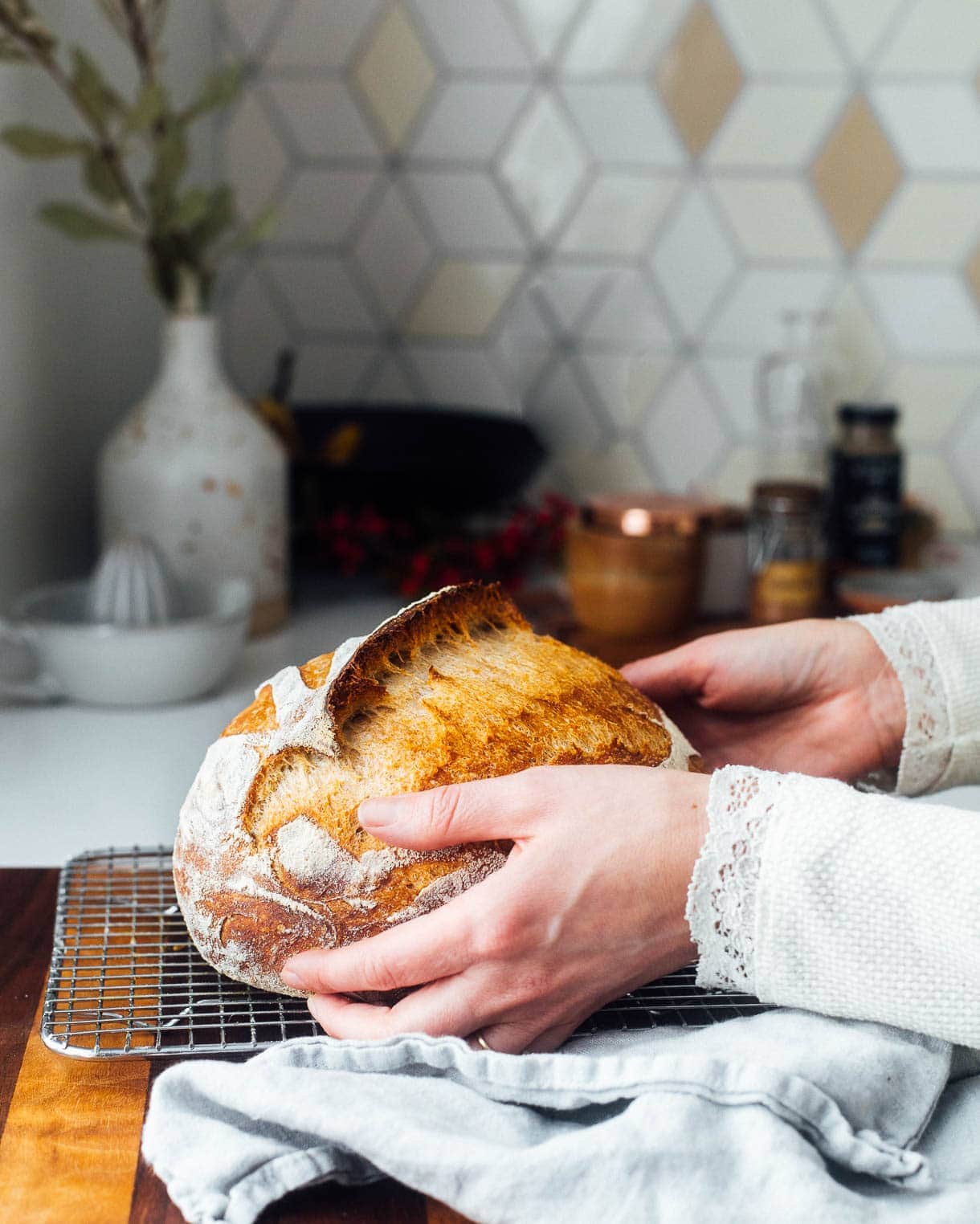 Baking in a cold Dutch oven