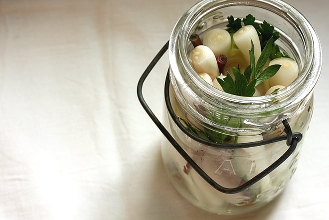 ramp pickles in a glass jar