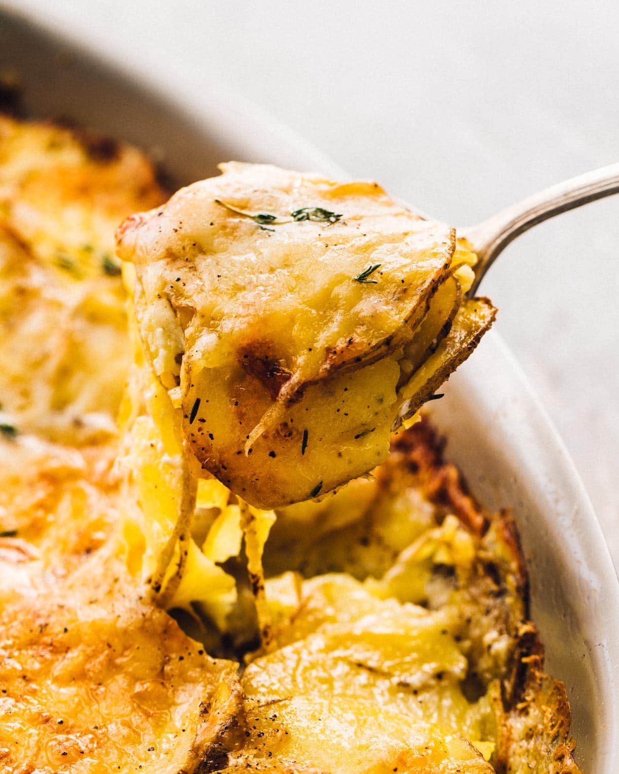 Easy Potatoes Au Gratin with Gruyere • Heartbeet Kitchen