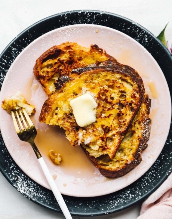 20Minute Golden Sourdough French Toast • Heartbeet Kitchen