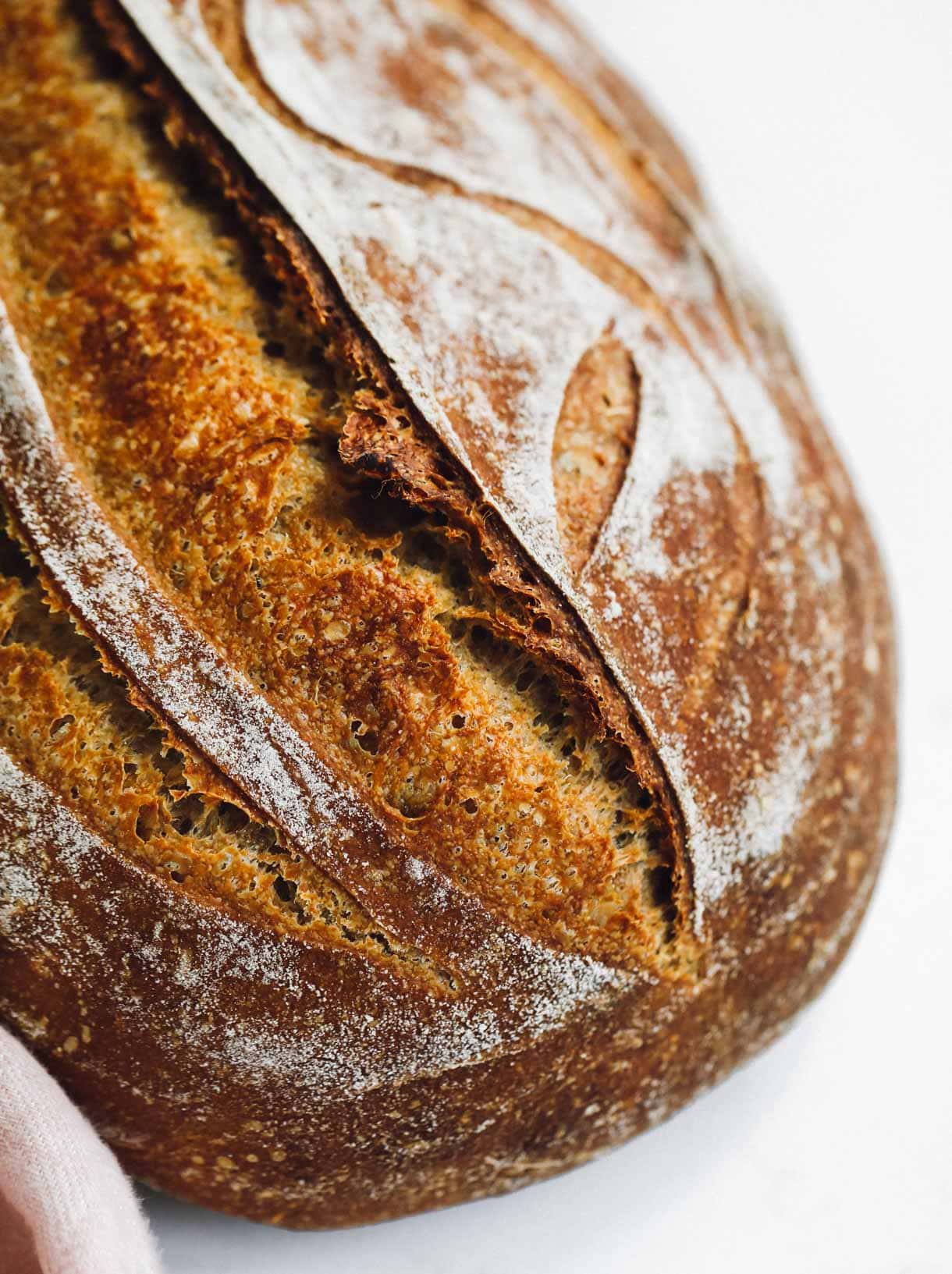 5-Ingredient Einkorn Sourdough Bread • Heartbeet Kitchen