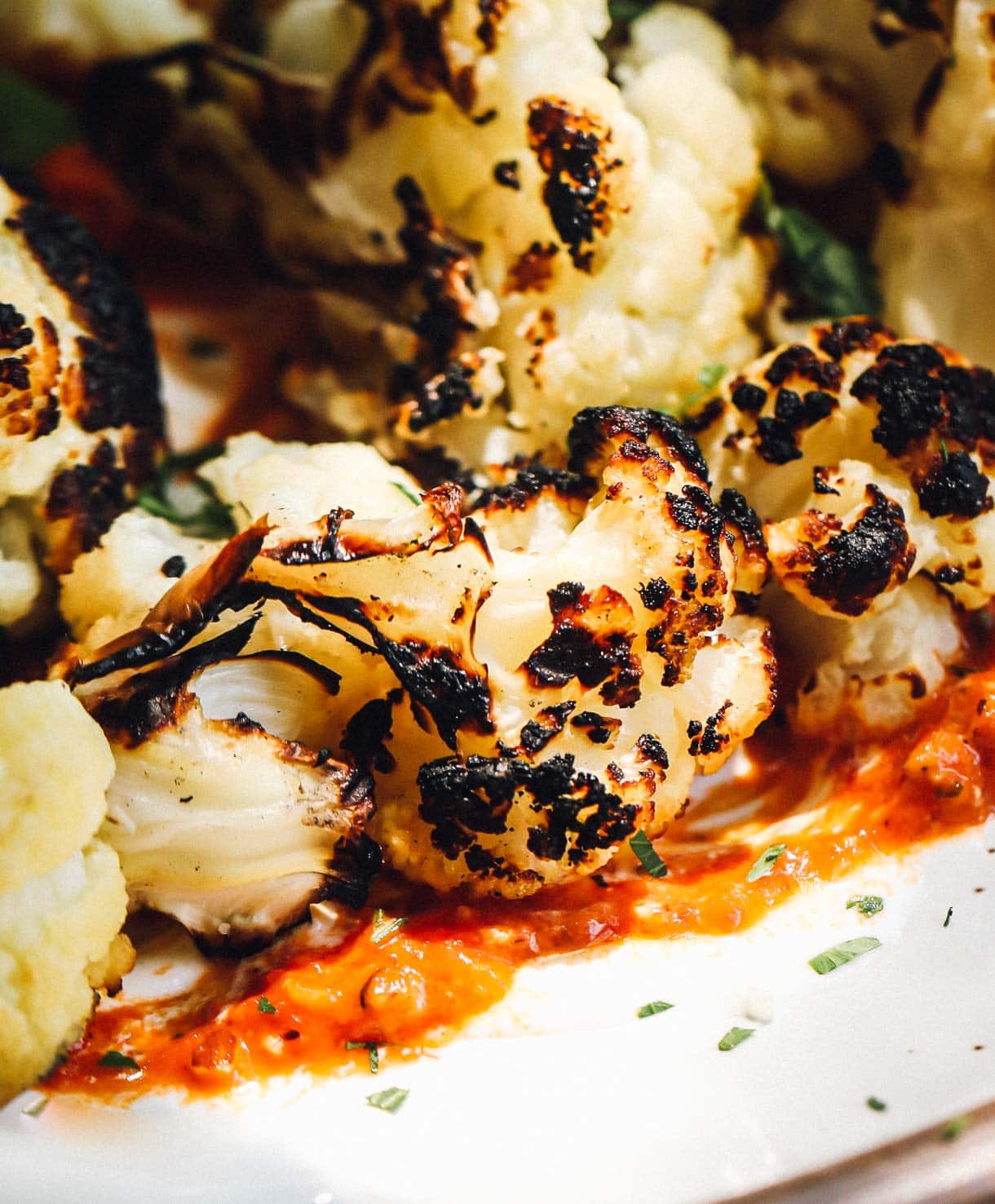 Perfectly Tender Grilled Cauliflower Florets Heartbeet Kitchen