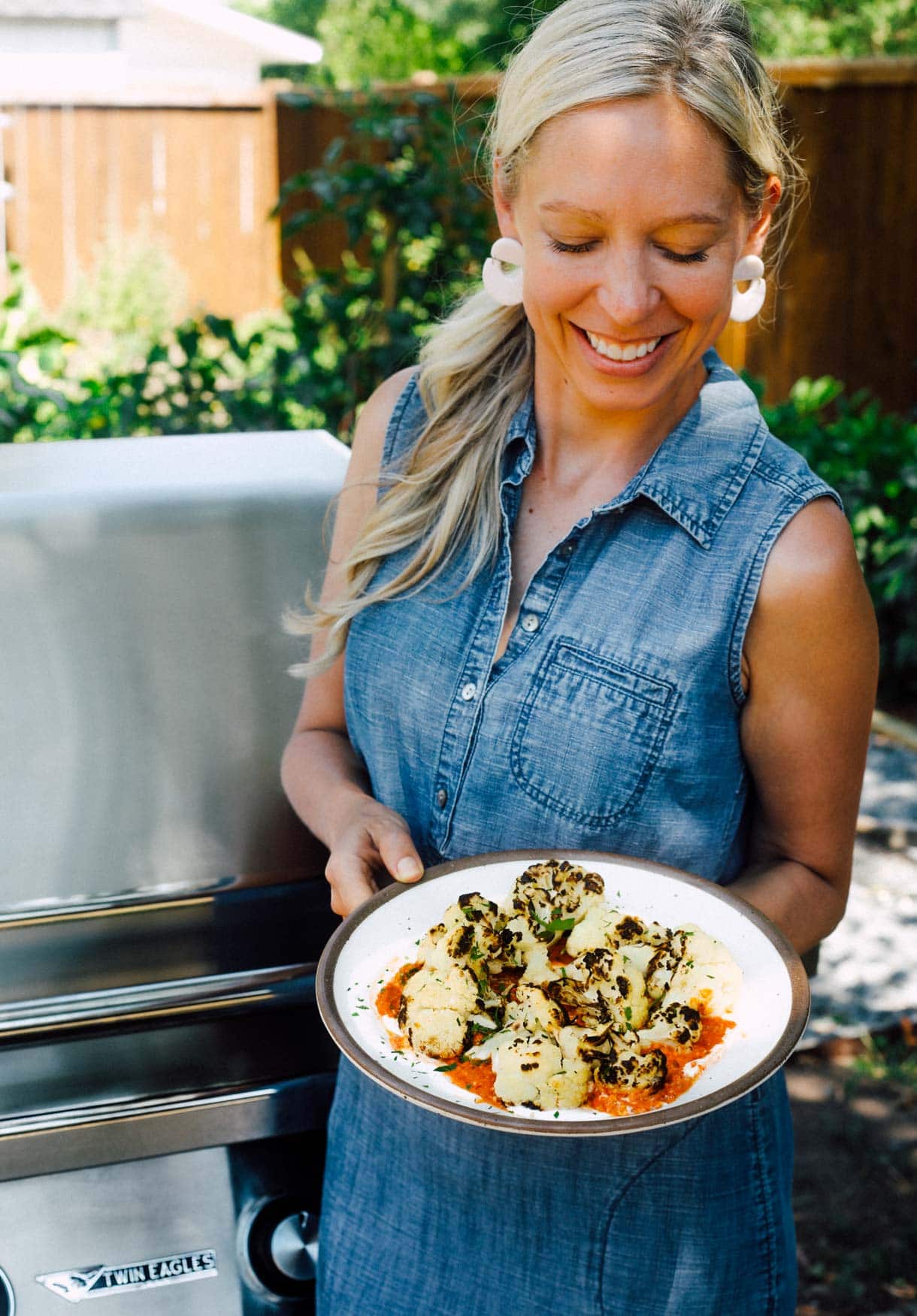 Perfectly Tender Grilled Cauliflower Florets Heartbeet Kitchen