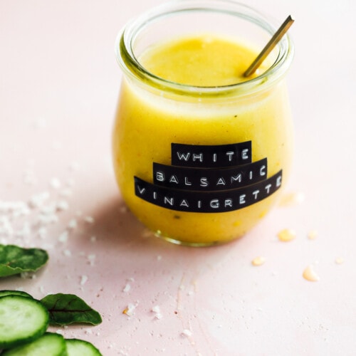 Easy Ginger White Balsamic Vinaigrette