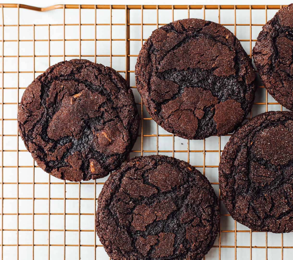 chewy gluten-free chocolate cookies