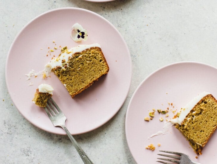 Moist GlutenFree Pistachio Cake with Cream Cheese Frosting