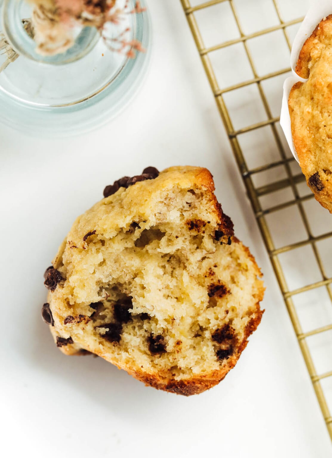 Banana Chocolate Chip Sourdough Muffins Heartbeet Kitchen