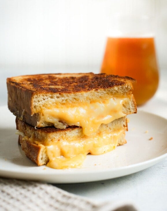 Melty Sourdough Grilled Cheese • Heartbeet Kitchen