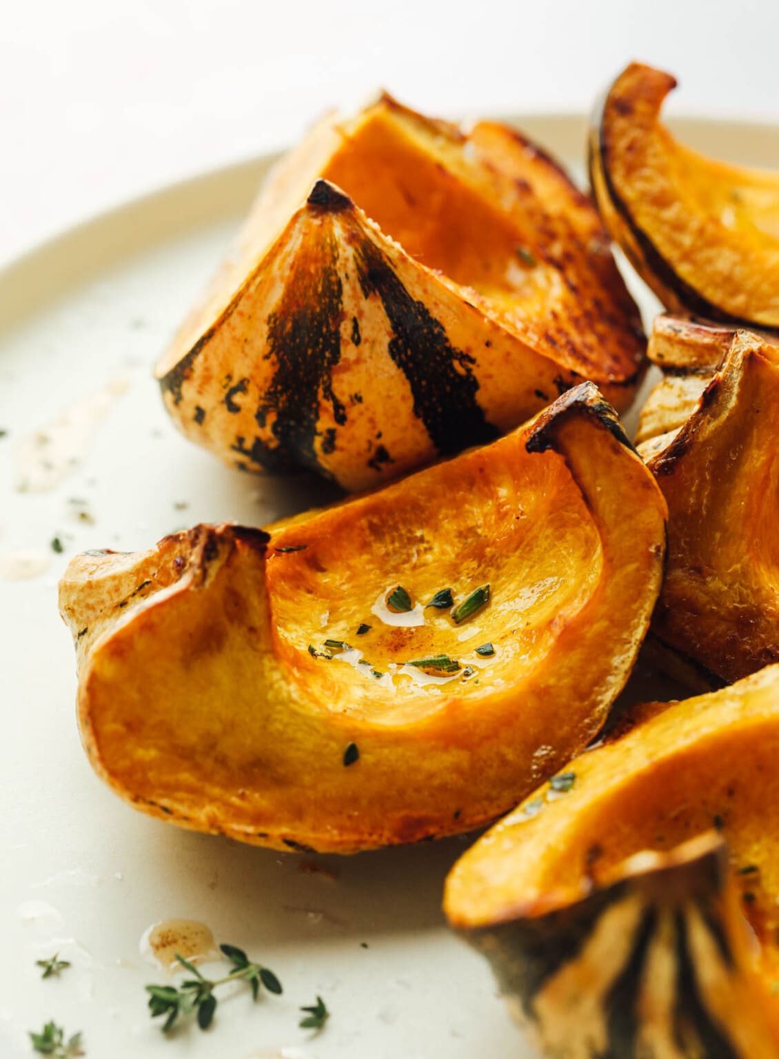 Roasted Sweet Dumpling Squash with Brown Butter • Heartbeet Kitchen