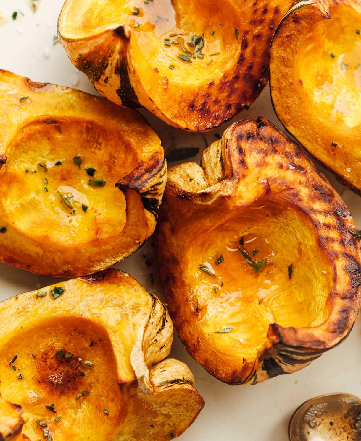 Roasted Sweet Dumpling Squash with Brown Butter • Heartbeet Kitchen