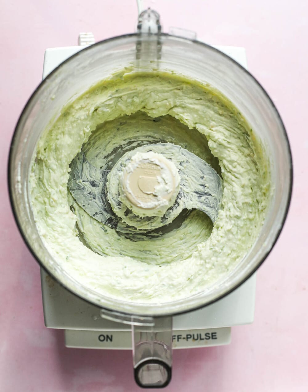 jalapeno cream cheese blended in food processor
