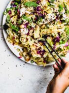 Grilled Asian Cabbage Salad // grilling vegetables