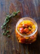 Slow Roasted Cherry Tomatoes Preserved in Olive Oil {heartbeet kitchen blog}